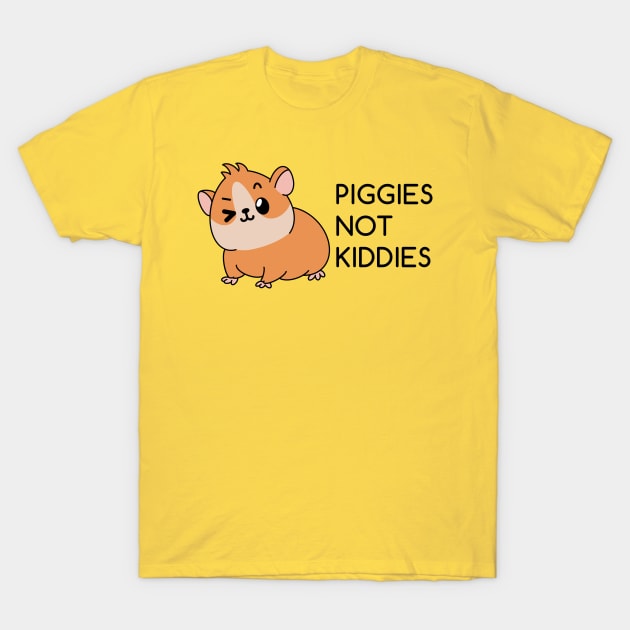 (Guniea) Piggies Not Kiddies T-Shirt by The Lemon Stationery & Gift Co